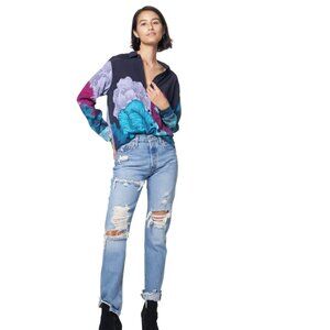 Zoe Shirt | Ocean Iris